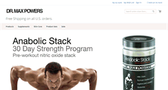 Desktop Screenshot of drmaxpowers.com